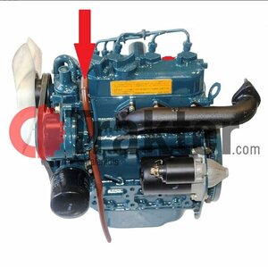 1512D Question: Kubota 600D engine, what does this tube do? | IH Cub