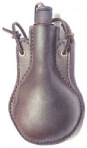 Hard Leather Bullet Bag Flask.jpg