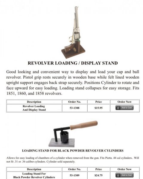 Sold Like New Cap And Ball Revolver Stand And Cylinder Loading Tool The Muzzleloading Forum